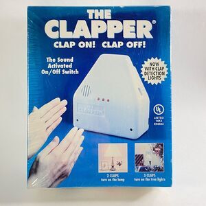 The Clapper New FACTORY SEALED Clap On Clap Off With Clap Detection Lights